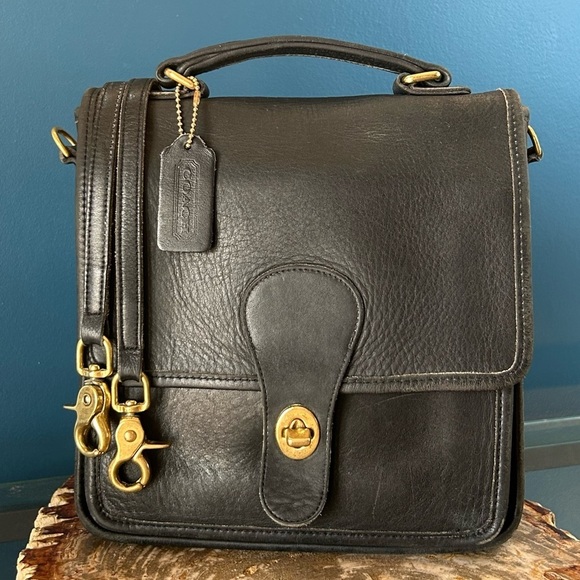 Vintage COACH Station Bag 5130 Black Made in the USA EUC - Picture 16 of 16